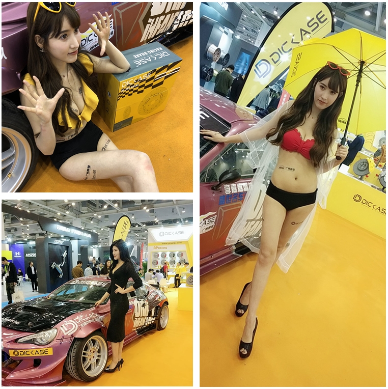 广州赛驱御前模特：在苏州GT Show展台C-21等你来